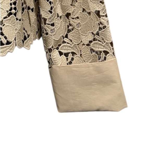 Robert Rodriguez off the shoulder lace overlay blouse size 4 - Picture 4 of 11